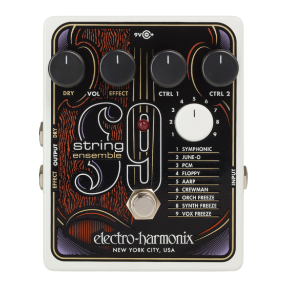 Electro-Harmonix STRING9 Bedienungssanleitung