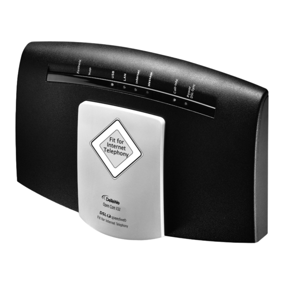 DETEWE OpenCom X32 Bedienungsanleitung