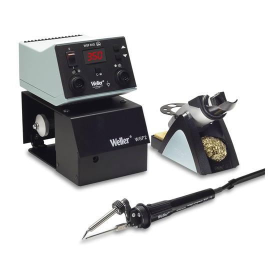 Weller WSF 80 D8 Betriebsanleitung