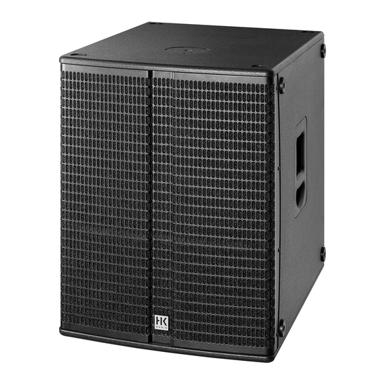 HK Audio L SUB 1200 A Handbücher