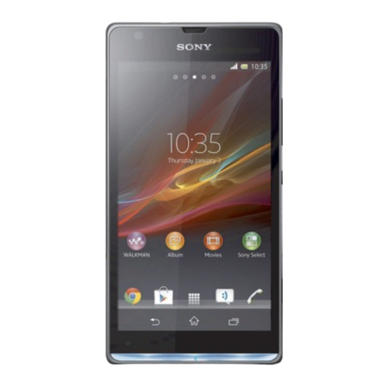 Sony Xperia SP C5302 Bedienungsanleitung