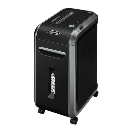 Fellowes Powershred 90S Bedienungsanleitung