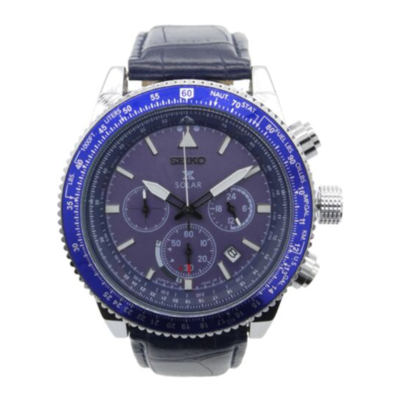 Seiko V192 Anleitung