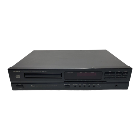 Denon DCD-615 Bedienungsanleitung