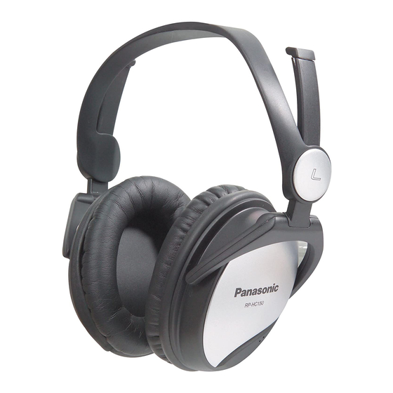 Panasonic RP-HC150 Bedienungsanleitung