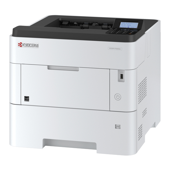 Kyocera ECOSYS P3260dn Kurzanleitung
