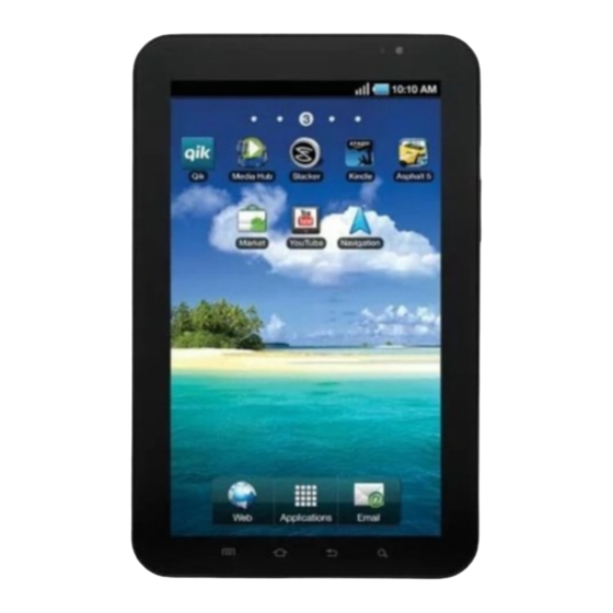 Samsung Galaxy Tab Einstellungen