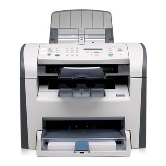 HP LaserJet 3050 Leitfaden Zur Inbetriebnahme