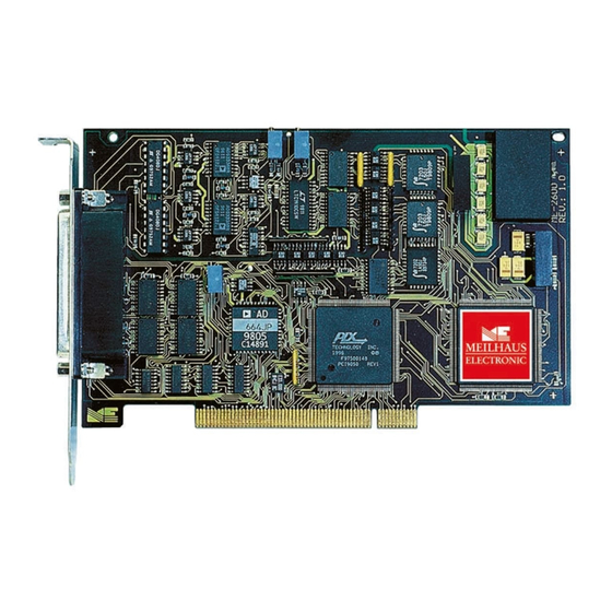 Meilhaus Electronic ME-2000 Handbuch