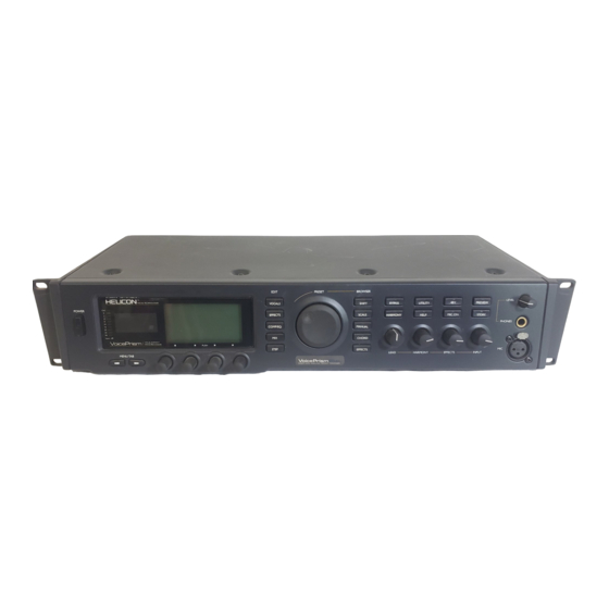 TC-Helicon Voiceprism Kurzanleitung