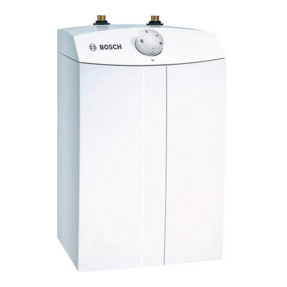 Bosch Tronic Store Compact 1500 TOR Montage- Und Gebrauchsanleitung
