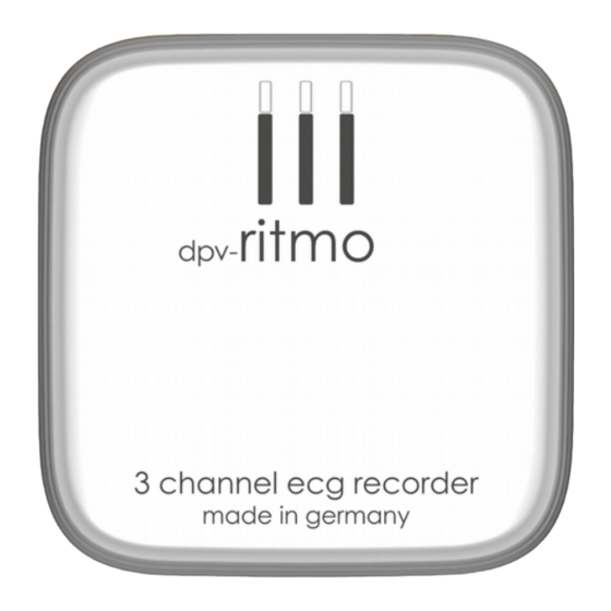 dpv ritmo Bedienungsanleitung