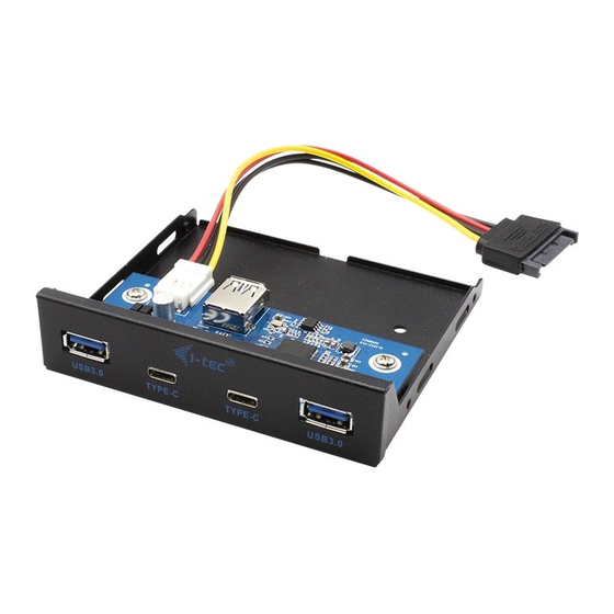 i-tec U3CEXTEND22 Gebrauchsanweisung