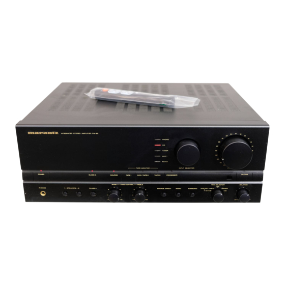 Marantz PM-82 Bedienungsanleitung