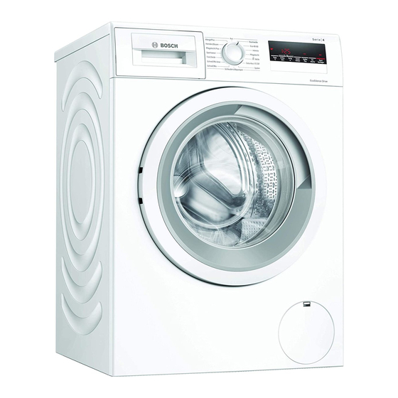 Bosch WAN28K20 Gebrauchs- Und Montageanleitung