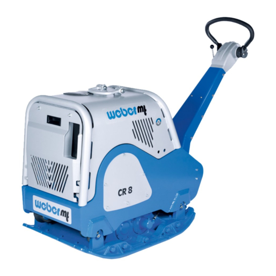 Weber mt CR 8 MDM Handbücher