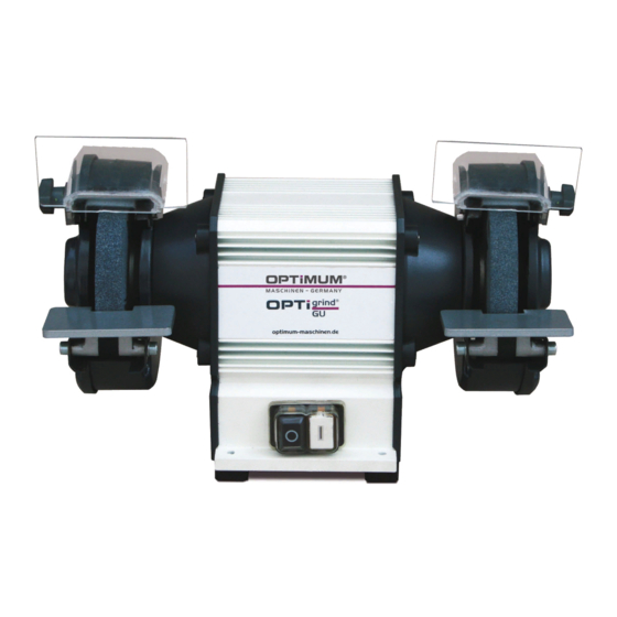 Optimum OPTigrind GU 15 Betriebsanleitung