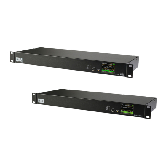MA lighting MA 8Port Node Bedienungsanleitung