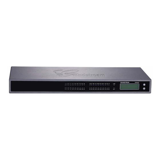 Grandstream GXW Serie Bedienungsanleitung