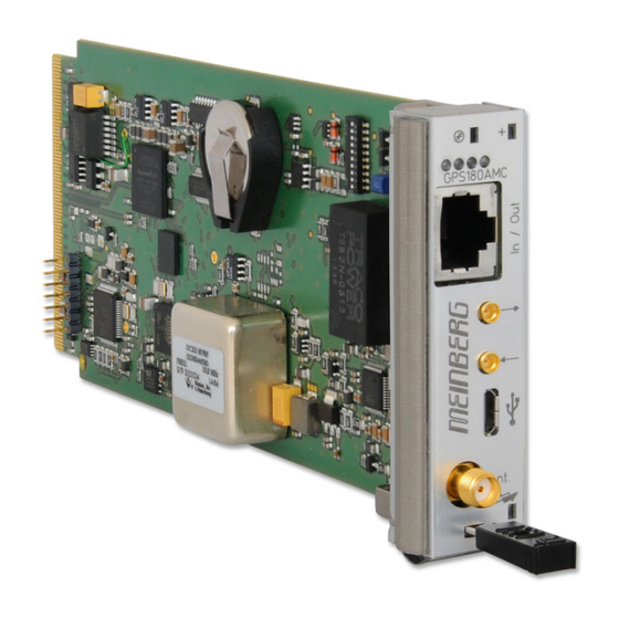 Meinberg GPS180AMC Handbuch
