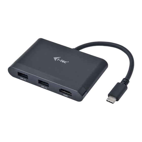 i-tec C31DTPDHDMI Benutzerhandbuch