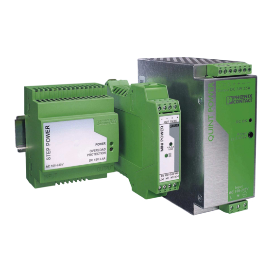 Phoenix Contact MINI POWER Anwenderhandbuch