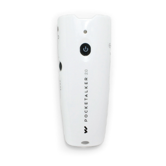 Williams Sound Pocketalker 2.0 Benutzerhandbuch