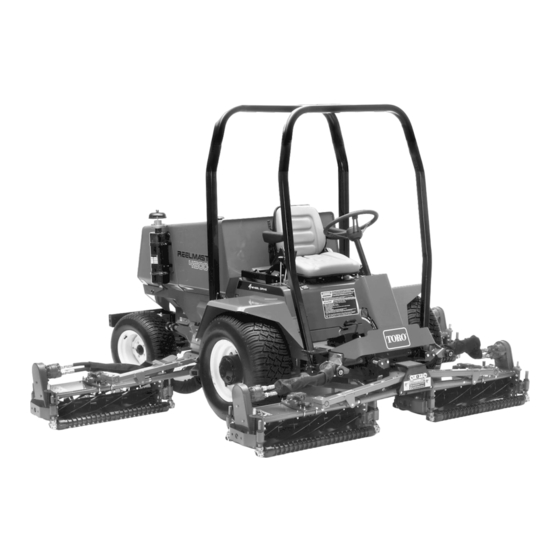 Toro REELMASTER 4500-d Handbücher