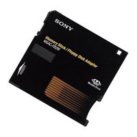 Sony MSAC-FD2M Bedienungsanleitung