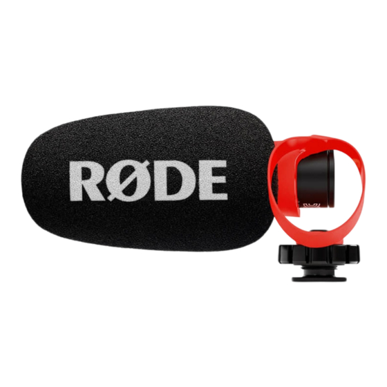 RODE VIDEOMICRO II Benutzerhandbuch