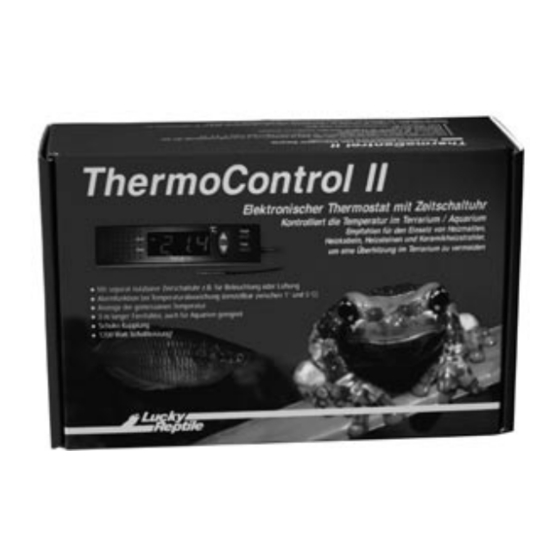 Lucky Reptile Thermo Control II Bedienungsanleitung