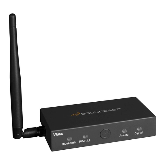 Soundcast VGtx Handbuch