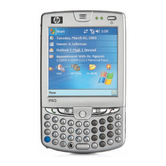 HP iPAQ hw6500 Benutzerhandbuch
