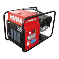 Mosa GE 7554 HBS-L Bedienungs- Und Wartungsanleitung