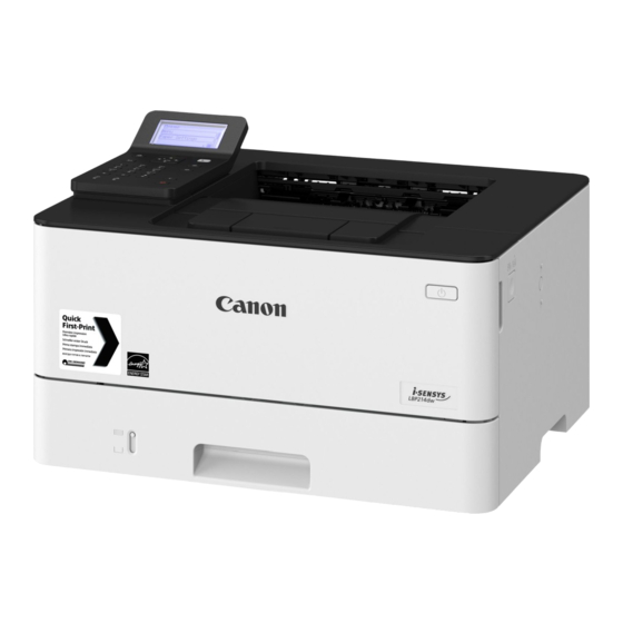Canon LBP215x Erste Schritte