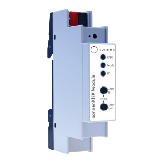 Sonnen KNX Module Anleitung