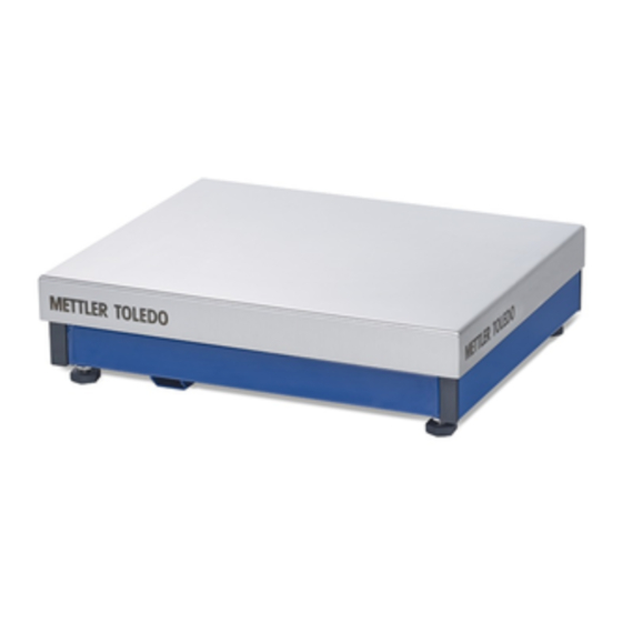 Mettler Toledo PBD7 Serie Bedienungsanleitung