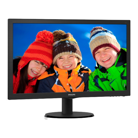 Philips 223V5 Bedienungsanleitung