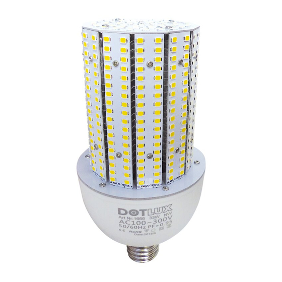 DOTLUX RETROFIT 1666-1 Bedienungsanleitung