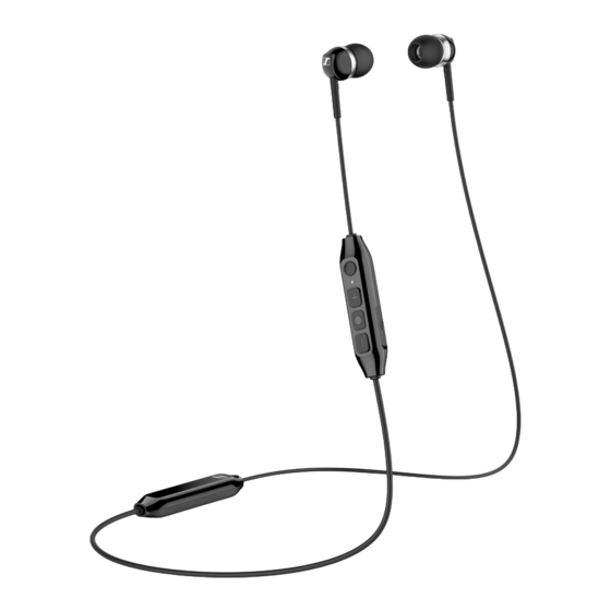 Sennheiser CX 350BT Bedienungsanleitung