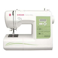 Singer Fashion Mate 7256 Bedienungsanleitung