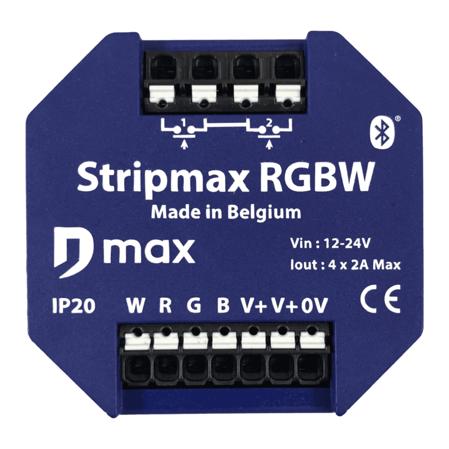 Dmax Stripmax RGBW Gebrauchsanweisung