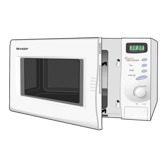 Sharp r-333 Bedienungsanleitung