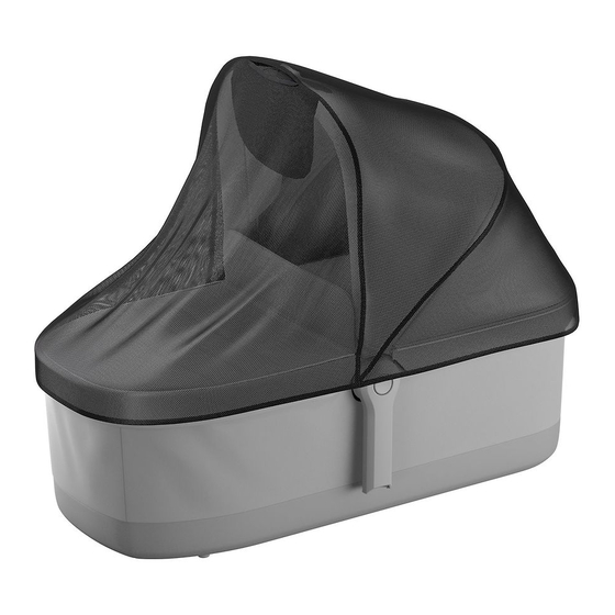 Thule Sleek Mesh Cover Bassinet Anweisungen/Teile