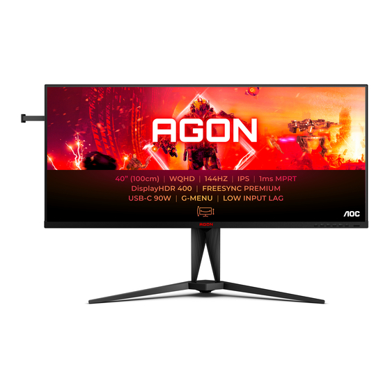 AOC AGON AG405UXC Bedienungsanleitung