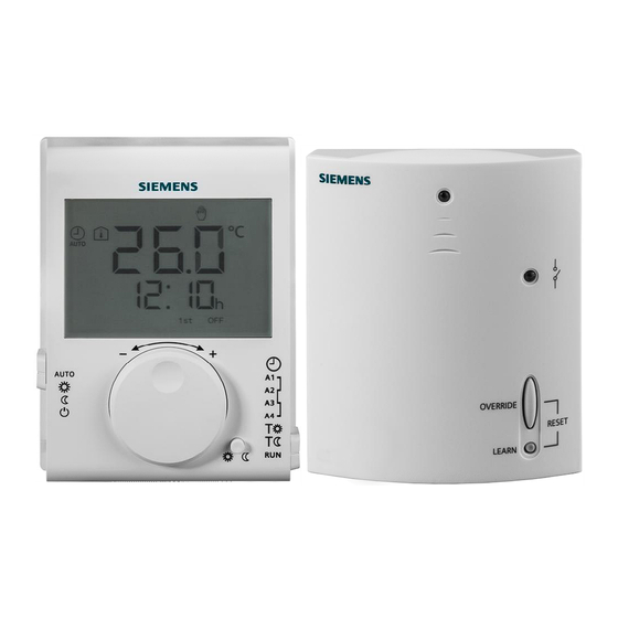 Siemens RDJ100RF Handbuch