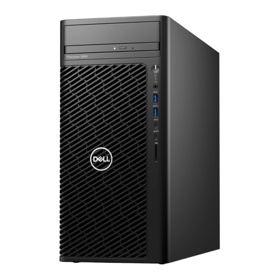 Dell Precision 3660 Tower Einrichtung Und Technische Daten