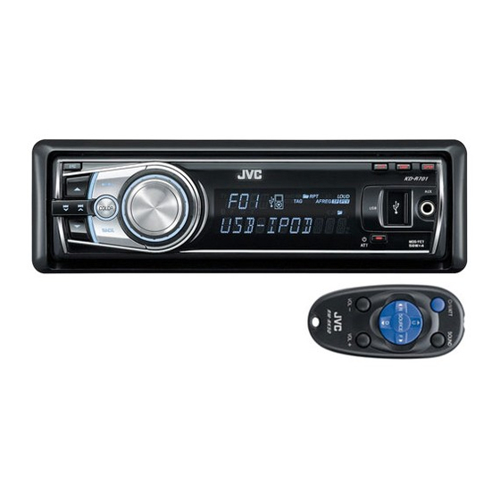 JVC KD-R701 Installationsanleitung