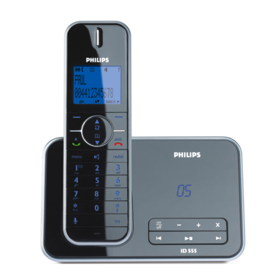 Philips ID555 Kurzanleitung