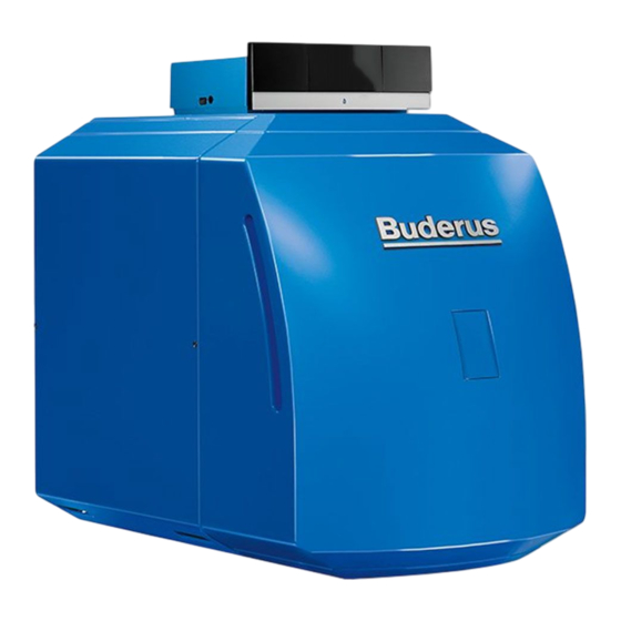 Buderus Logano plus GB125-18 BE Bedienungsanleitung Für Den Betreiber